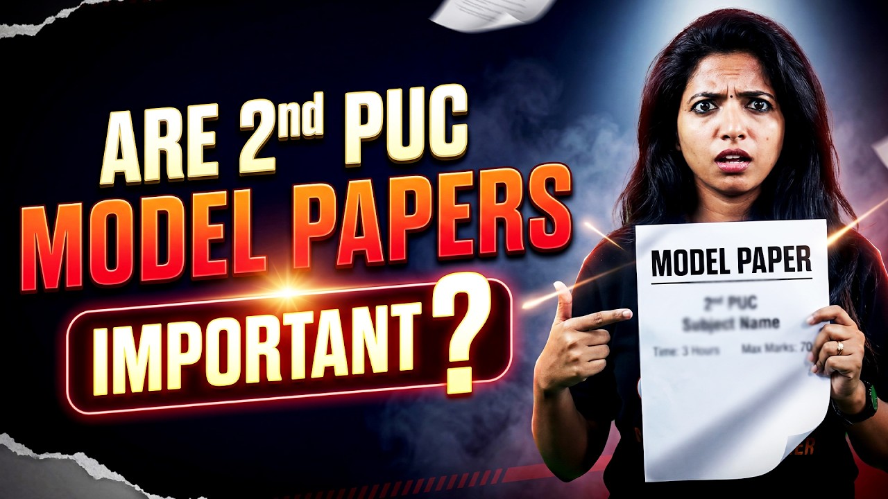 Can we SKIP Solving Model Paper? 🤔 2nd PUC Boards 2026 Reality Check 🔥