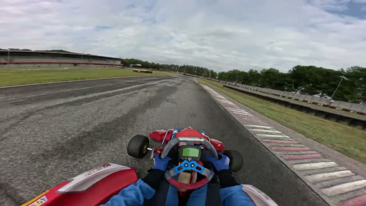 On board Cogiskart Corridonia with Easykart 125