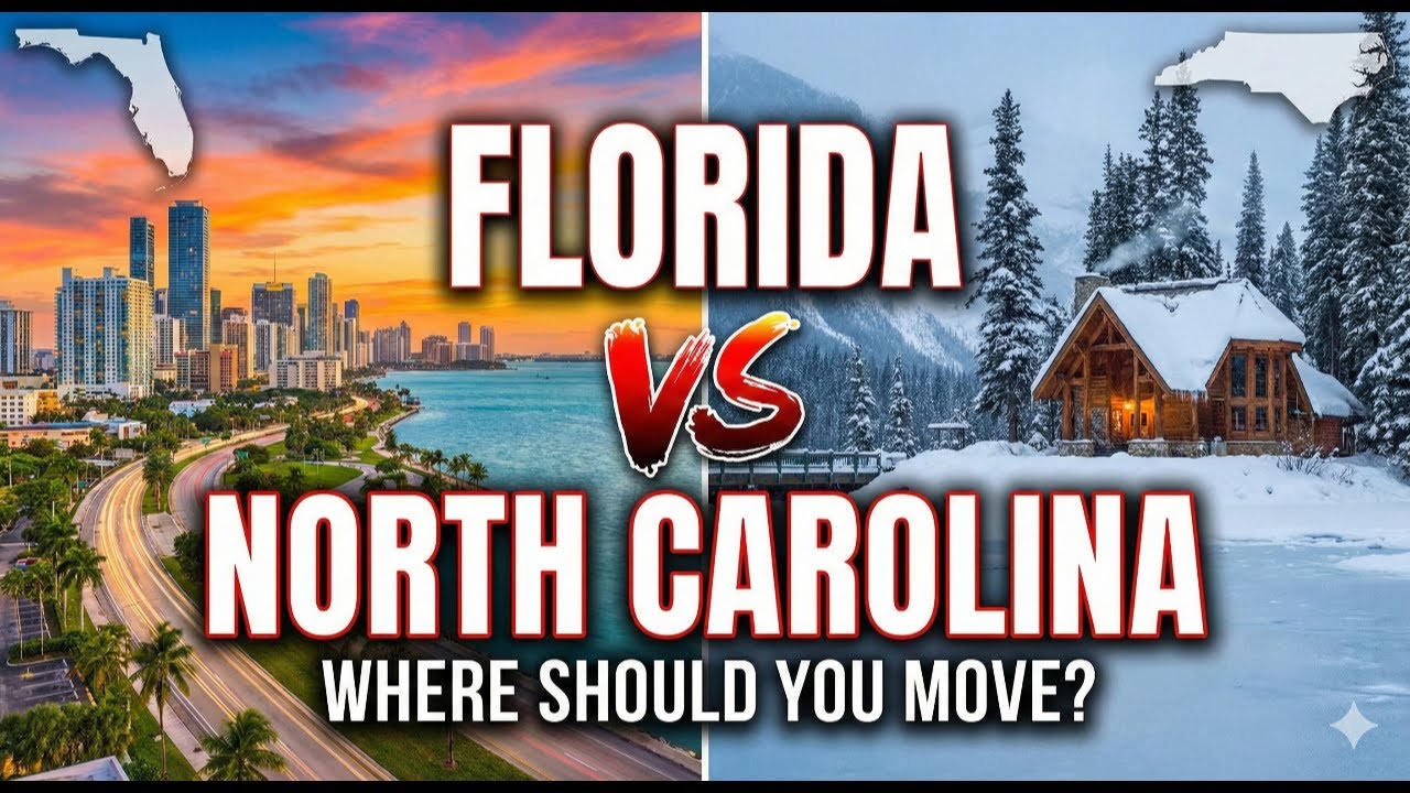 FLORIDA vs NORTH CAROLINA: WHERE SHOULD YOU MOVE?