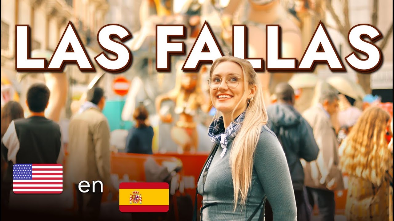 LAS FALLAS🔥  la locura de la fiesta en Valencia 🎉🇪🇸