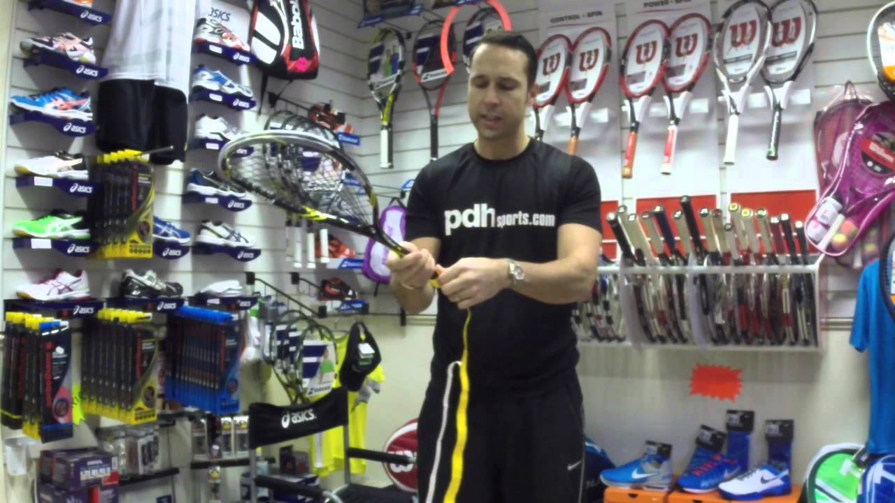How to put a new Karakal PU Super Grip on to your squash racket correctly
