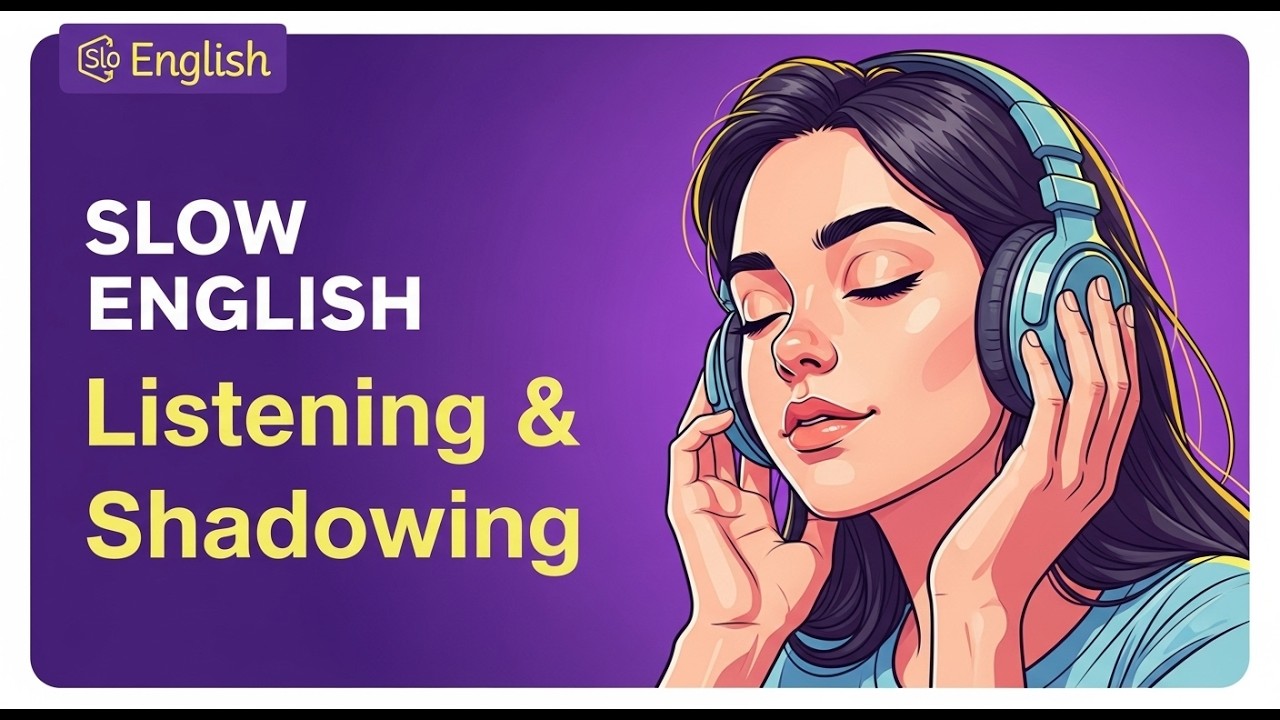 Job Interview Conversation | Slow English Podcast (A1–A2) | Listening & Shadowing (Natural English)