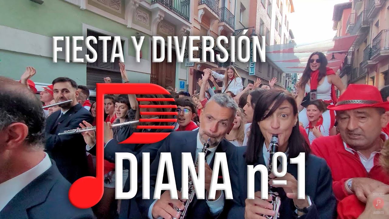 San Fermín 2022 | La Pamplonesa. Diana día 9