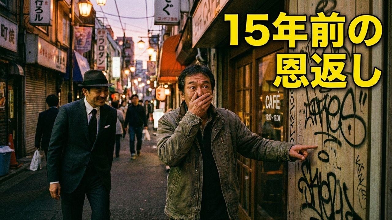 恩人の為に退職し開店した店が廃業寸前…閉店4日前、15年前に助けた男が現れ涙の逆転劇