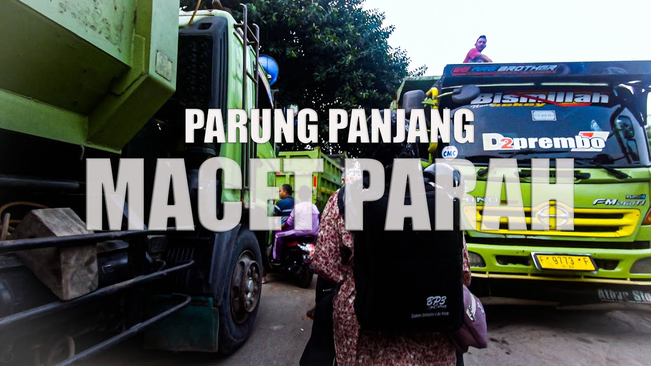 MACEEETTT!!... jalan raya Parung panjang - Legok Macet parah... apakah ada D3M0?? #parungpanjang