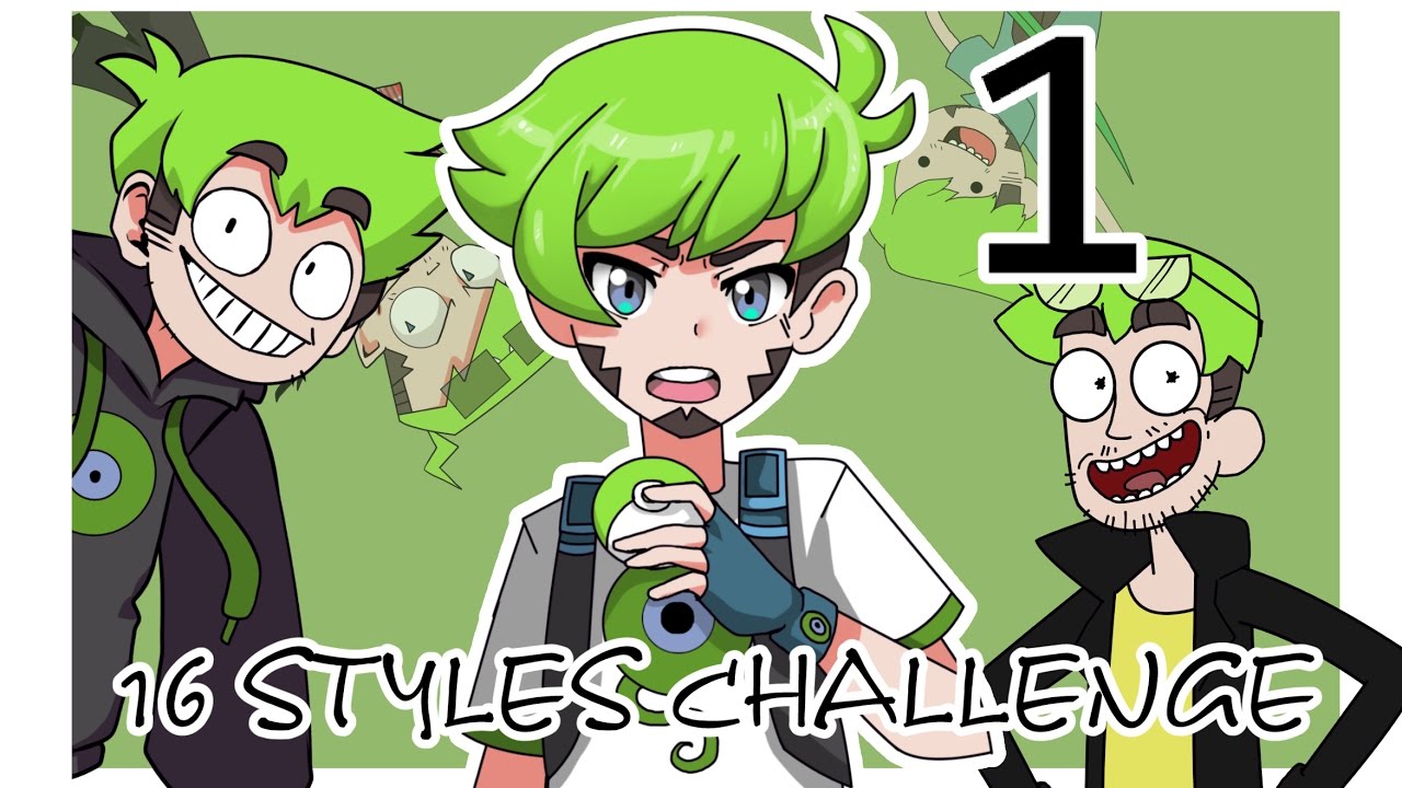 16 STYLES CHALLENGE - JACKSEPTICEYE (PART 1)