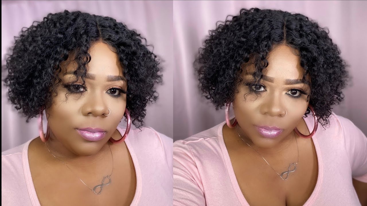 Summer ready snap back CURLS!! 💯 HUMAN Hair Bobbi Boss MHLF424 JAZZIE | Annette💋Beauty
