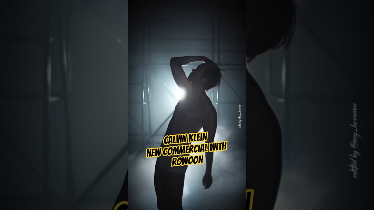[Edited] #CalvinKlein new commercial with #Rowoon! 😲 😱❤️&zwj;🔥🥵 Tetonam Rowoon is dangerous. #로운 #ロウン