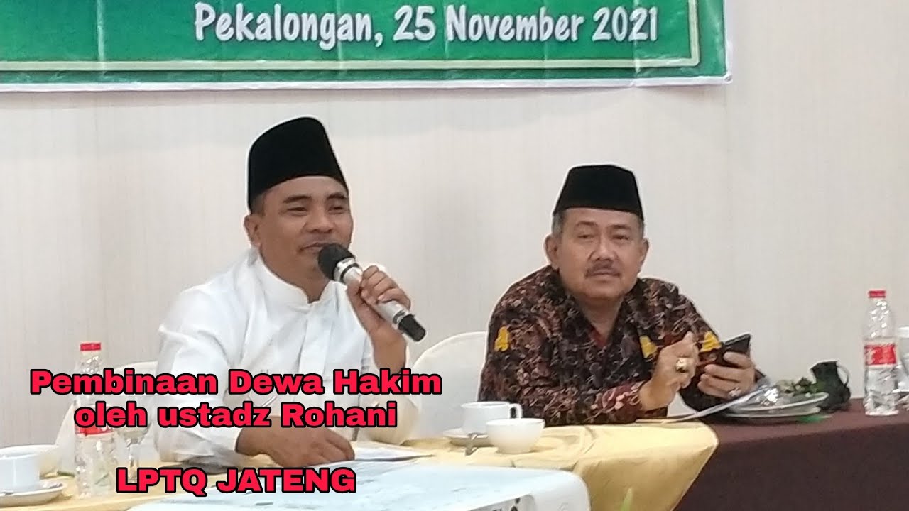 Pembinaan Dewan Hakim Kemenag Kota Pekalongan oleh ust. Rohani dari LPTQ Jateng