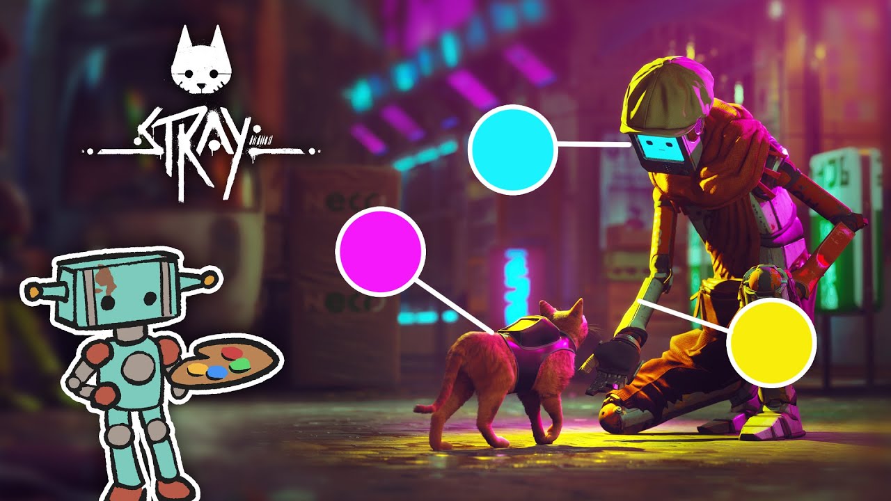 Analysing the Cosy Colour Palettes of Stray