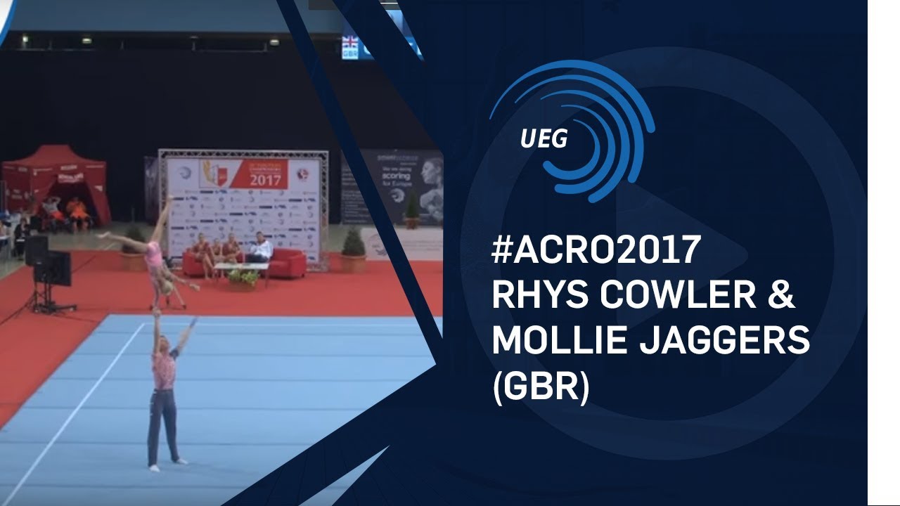 Rhys COWLER & Mollie JAGGERS (GBR) - 2017 Acro Europeans, junior balance final