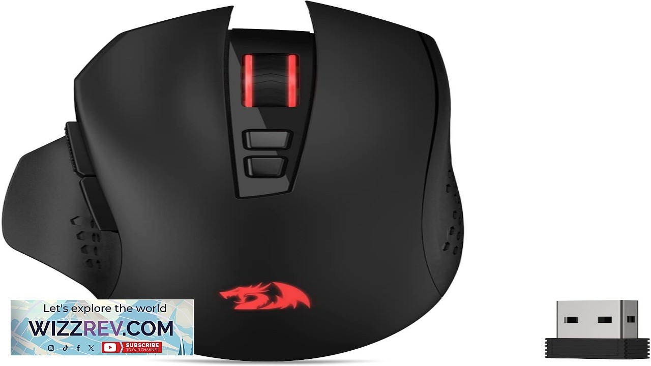 Redragon M656 Gainer Wireless Gaming Mouse 4000 DPI 2.4Ghz Wireless Mouse w