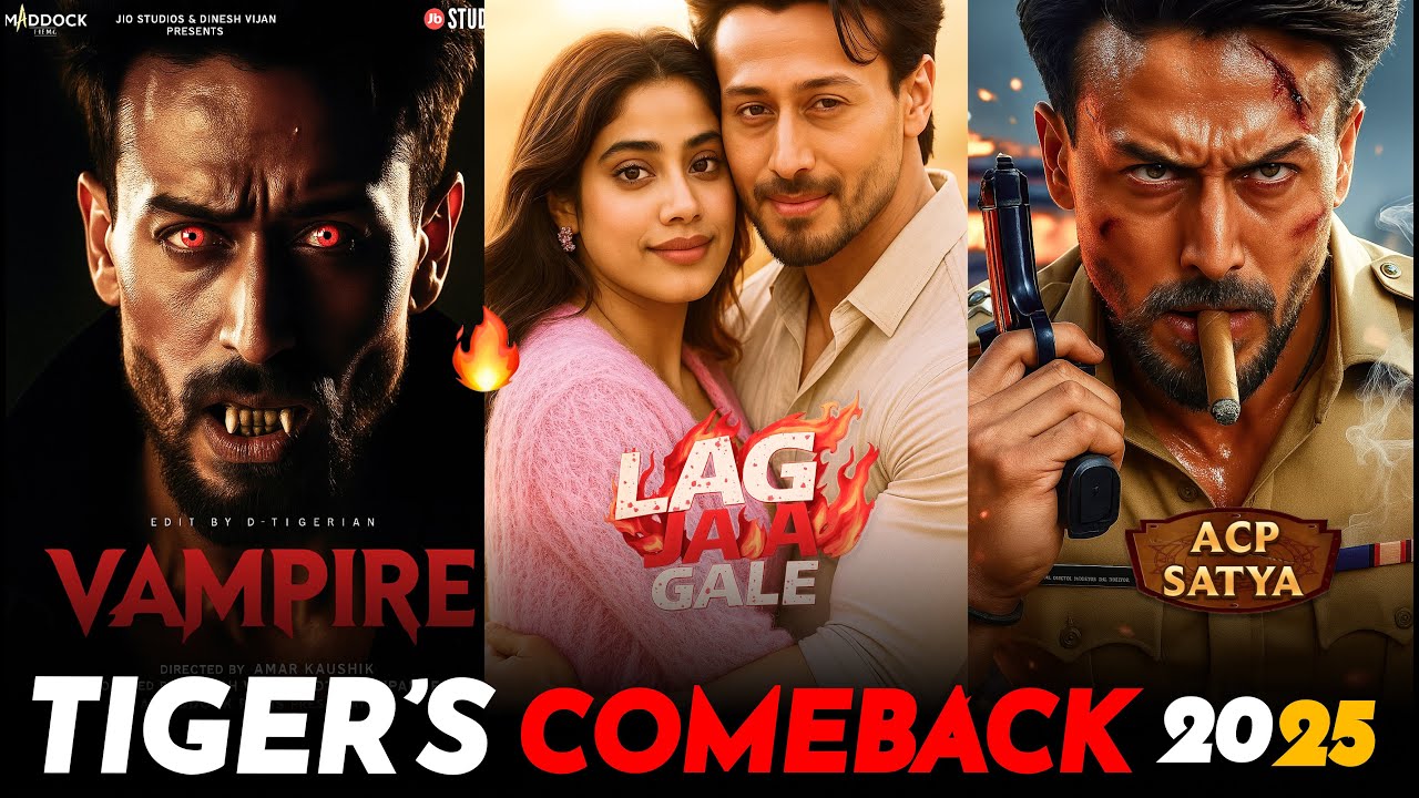 Tiger Shroff Upcoming Movies 2025 to 2027 | Tiger Shroff Upcoming Film | Baaghi 4