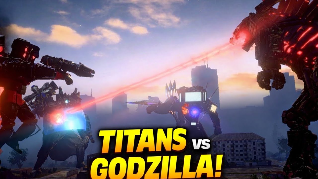 Titan trio vs Mechagodzilla