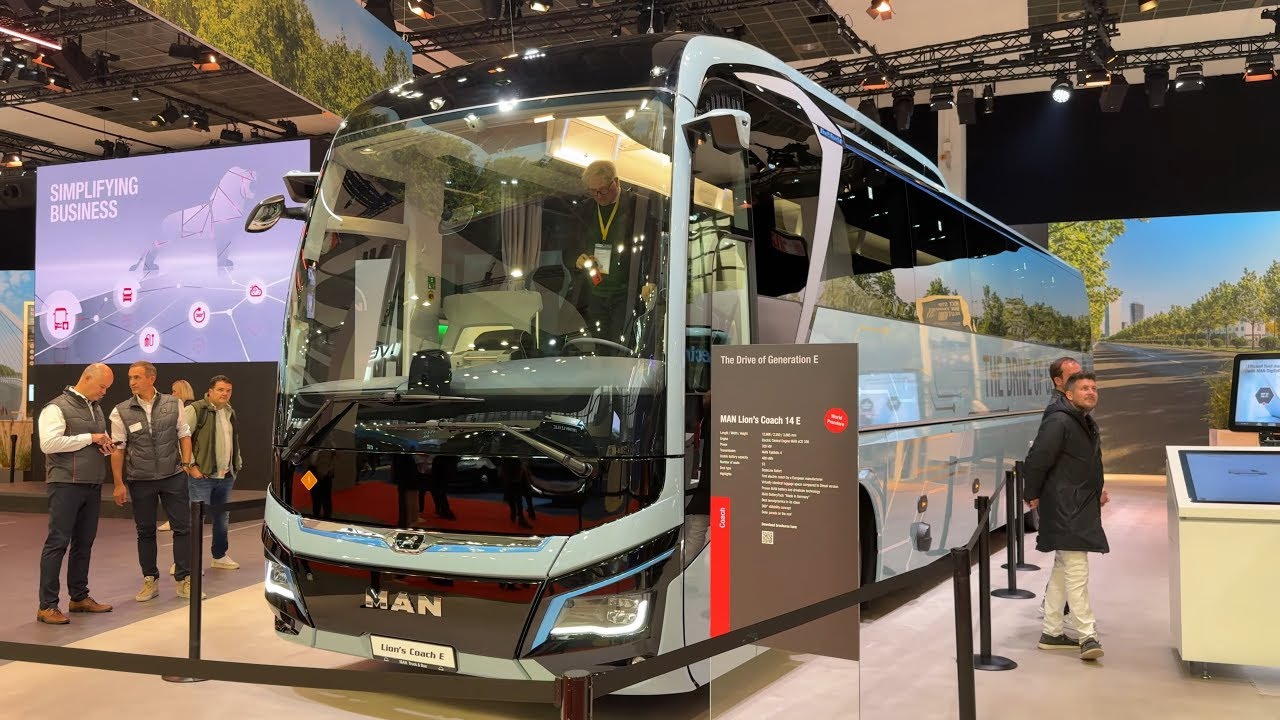 MAN Lion’s Coach 14E (2026) Мировая премьера | Интерьер и экстерьер | Busworld Europe 2025 Брюссель
