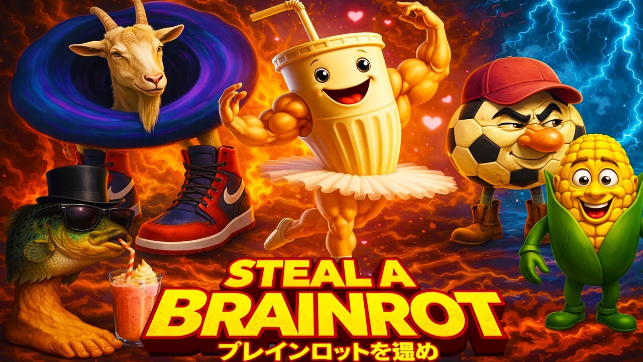 BRAINROT ANIME OPENING EP2 (Official Music Video) feat. NEW Steal a Brainrot characters!