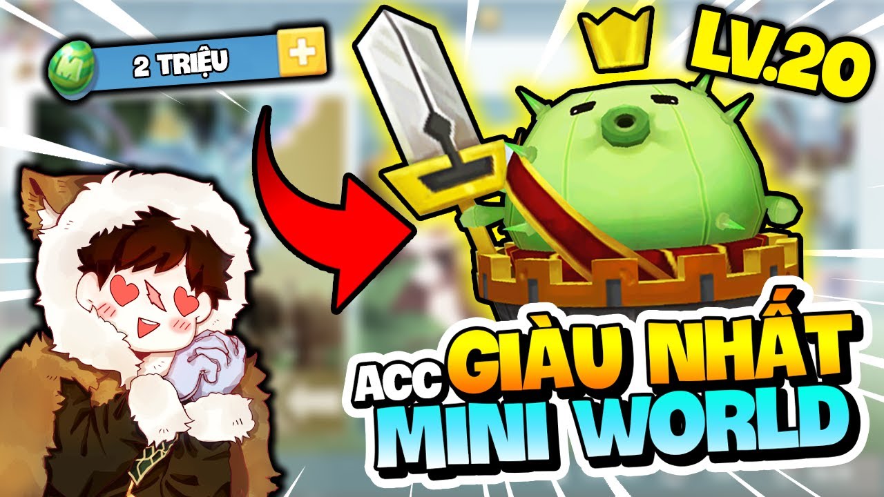 SIRO ĐỐT 2 TRIỆU ĐẬU MINI ĐỂ N&Acirc;NG CẤP C&Acirc;Y L&Ecirc;N LEVEL TỐI THƯỢNG TRONG MINI WORLD