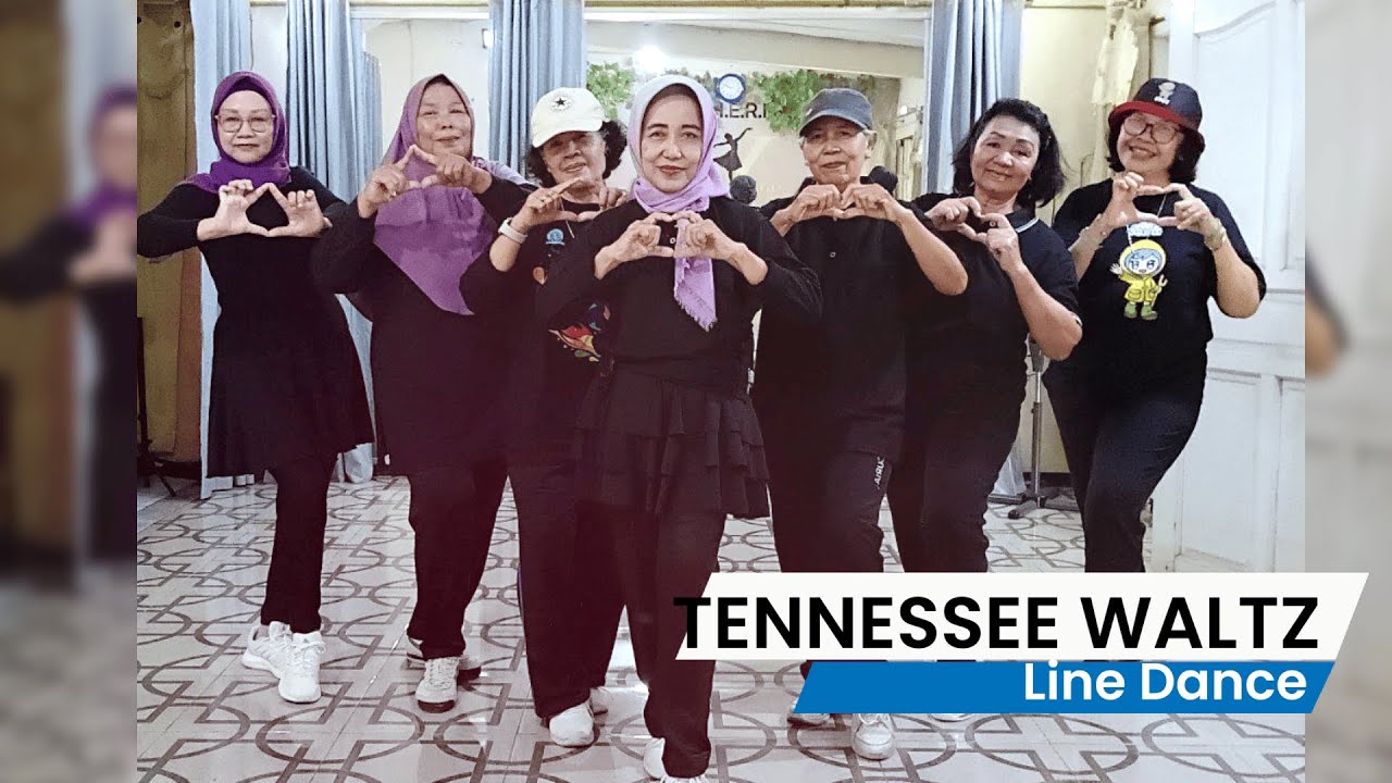 TENNESSEE WALTZ Line Dance // Demo by CANTIK Class