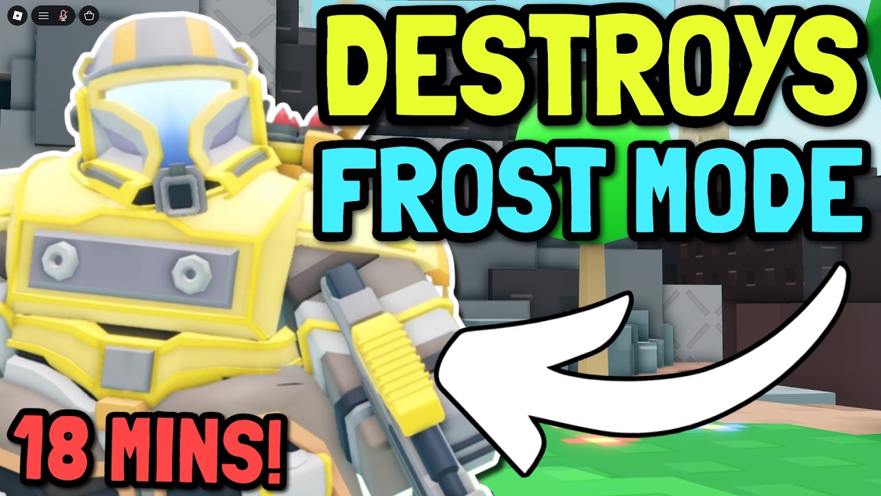 Спидран переработанного режима &laquo;Мороз&raquo; в одиночку за 18 минут! &mdash; Roblox Tower Defense Simulator (...