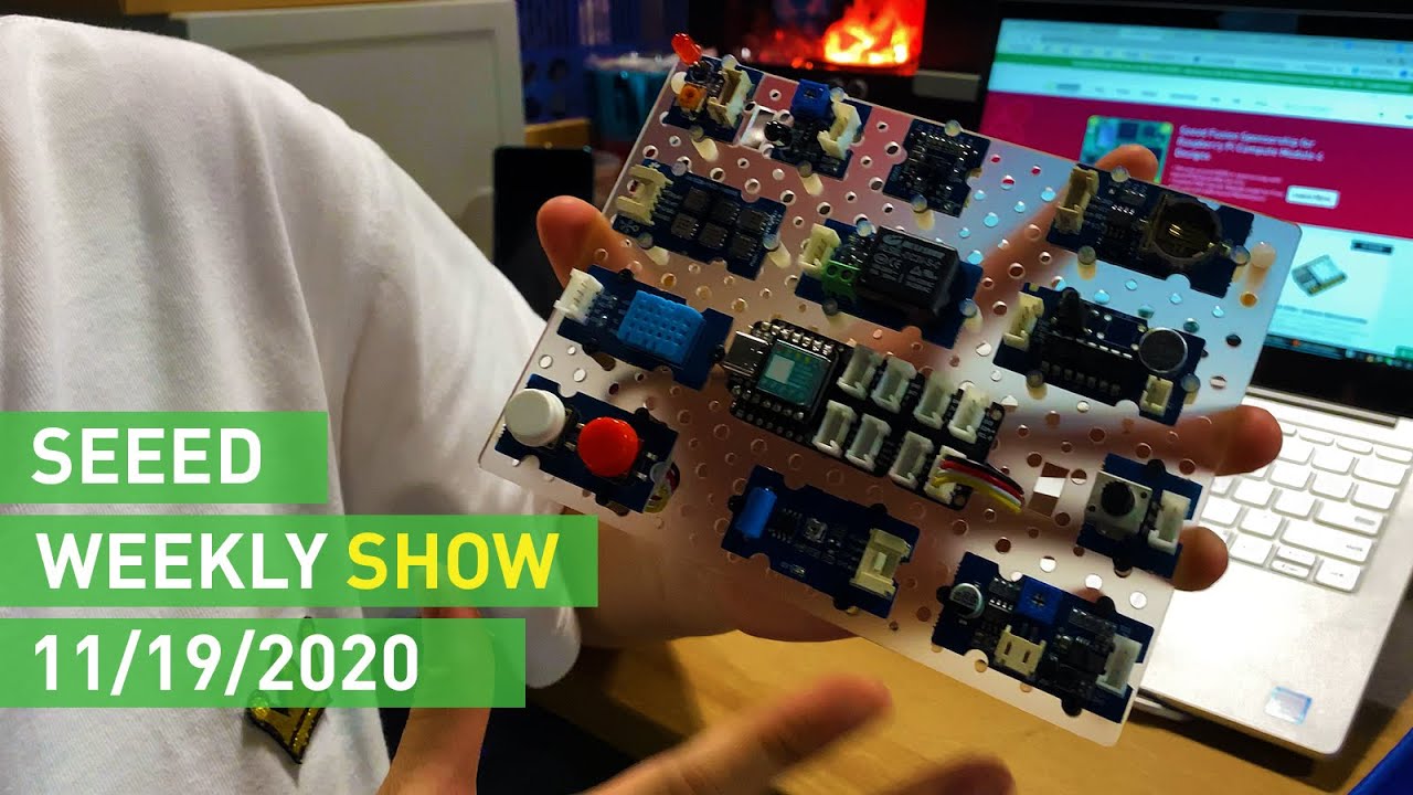 Seeed Weekly Show No. 028 | Grove Base Plate, re_computer case (Silver Metal Edition), and more...