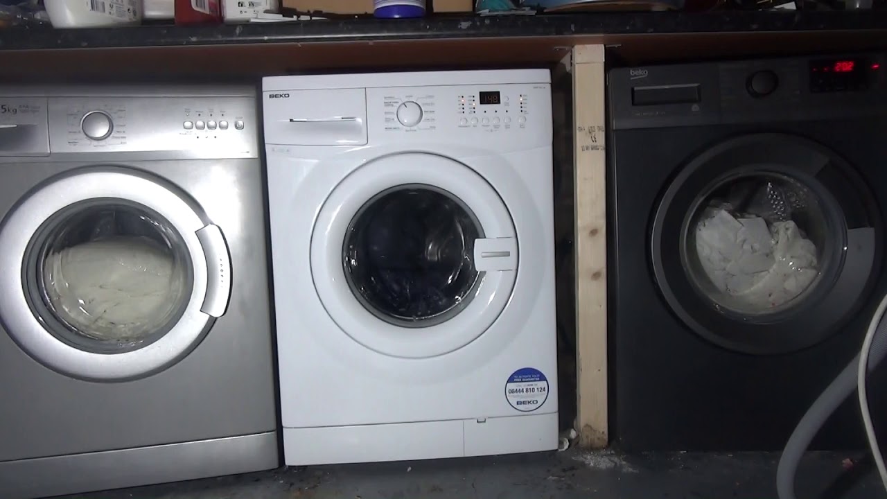 Wash Race No.167 : Beko vs Beko vs Beko - synthetics 60'c