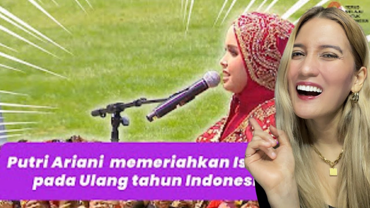 REAKSI “Putri Ariani at Istana NegaraHut RI ke 78”