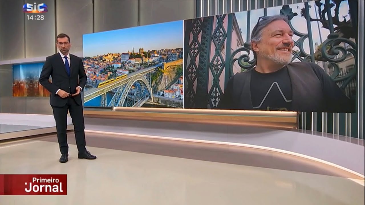 Marty Willson-Piper on Primeiro Jornal (SIC Televisão)