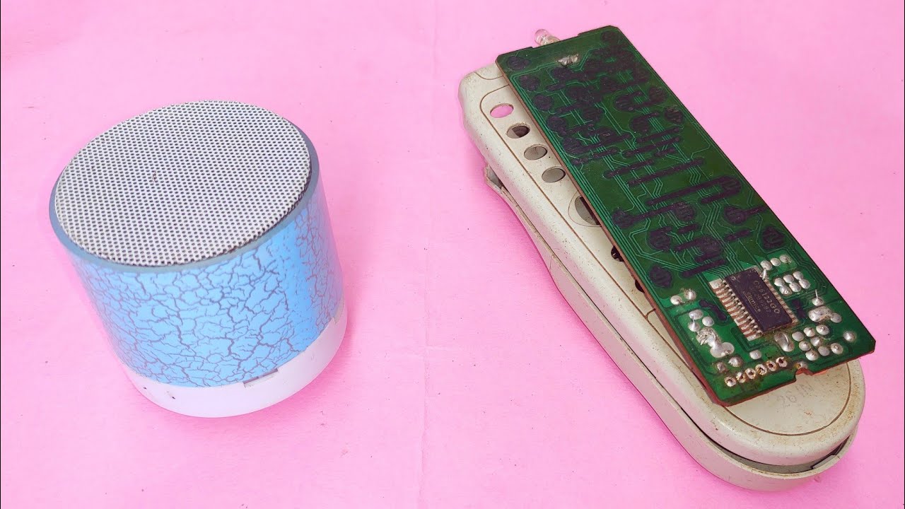 Upgrade Fake Mini Bluetooth Speaker With Old TV Remote