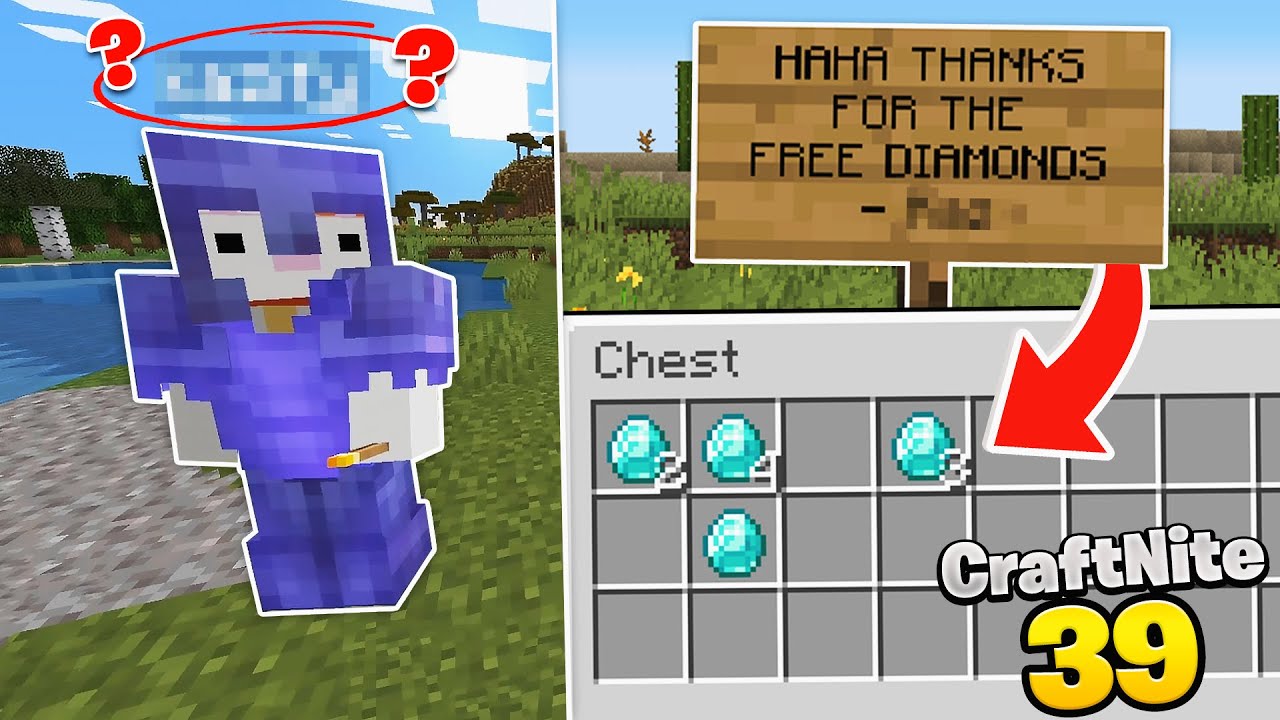 CraftNite: #39 - This Member took 150 DIAMONDS from me... (duck hunt)