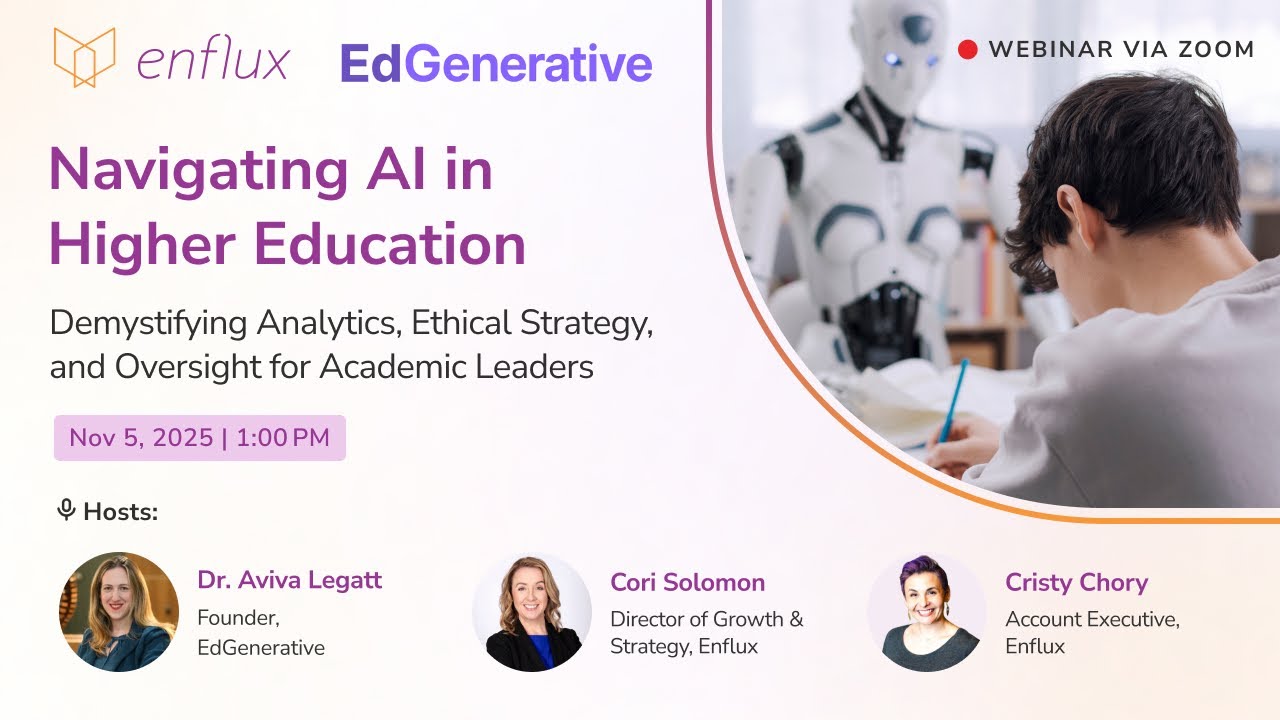 Webinar | Navigating AI in Higher Education: Demystifying Analytics, Ethical Strategy, and Oversight