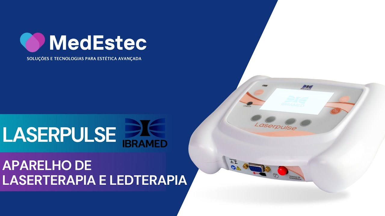 LANÇAMENTO: NOVO Laserpulse Portátil Aparelho de Laserterapia e Ledterapia IBRAMED