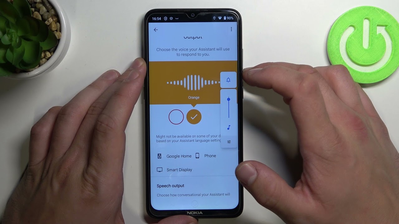 How to Change Google Assistant Voice in NOKIA G10 -  Google Assistant Settings