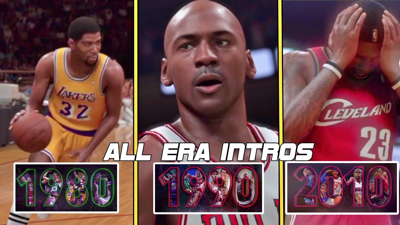 Все сцены эпох в NBA 2K26 MyNBA (эра 1980-х, эра Джордана, эра Леброна, эра Карри)