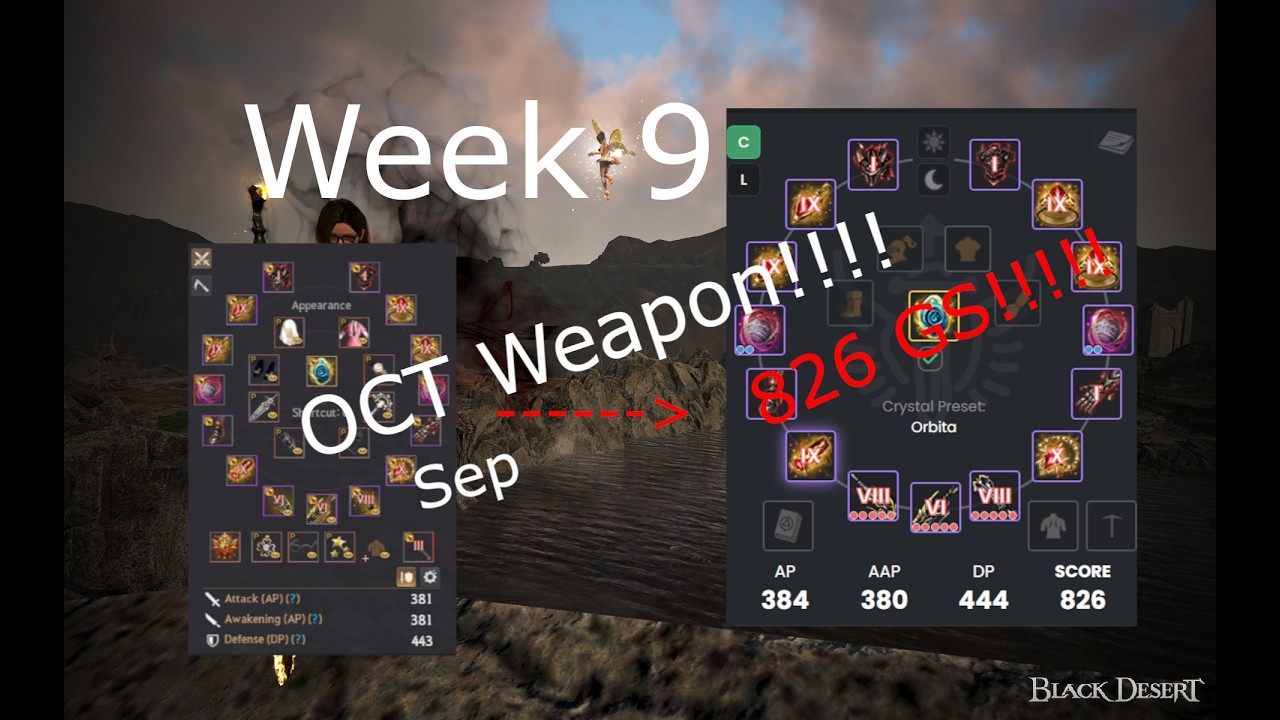 Week 9 Back in BDO | Selling Everything for Cron Stones… SEP → OCT Main Weapon