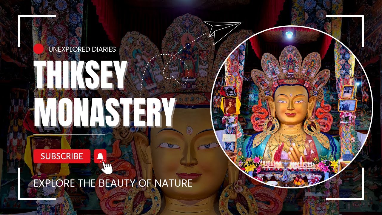 Thiksey Monastery, Ladakh - Full Tour with Stunning Views 🌄 | Complete #guide & Visual#journey #best
