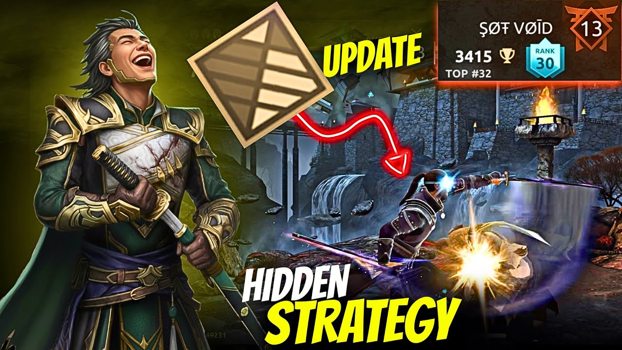 Hidden STRATEGY UPDATE Against Toxic Players 💀 | Shadow fight arena 