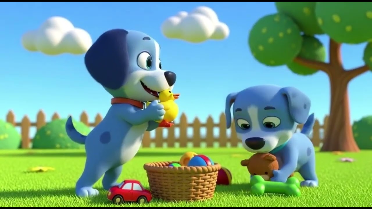 Bluey The Happy Blue Pup