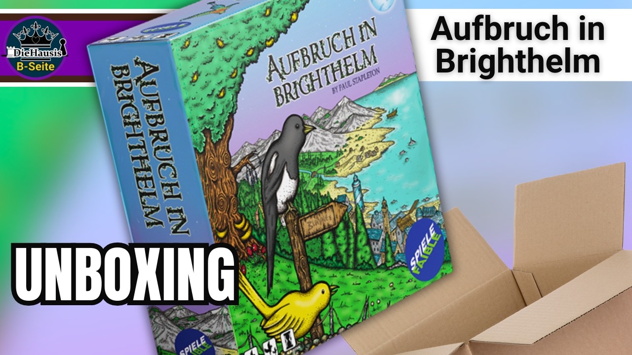 Aufbruch in Brighthelm 📦 Spiel Unboxing – Was steckt drin? | DieHausis B-Seite