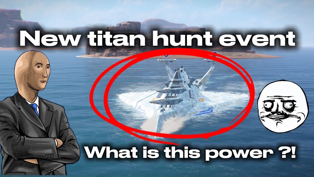 The new Titan hunt event is here !!! Testing it in offline, online comming soon !!! #modernwarships