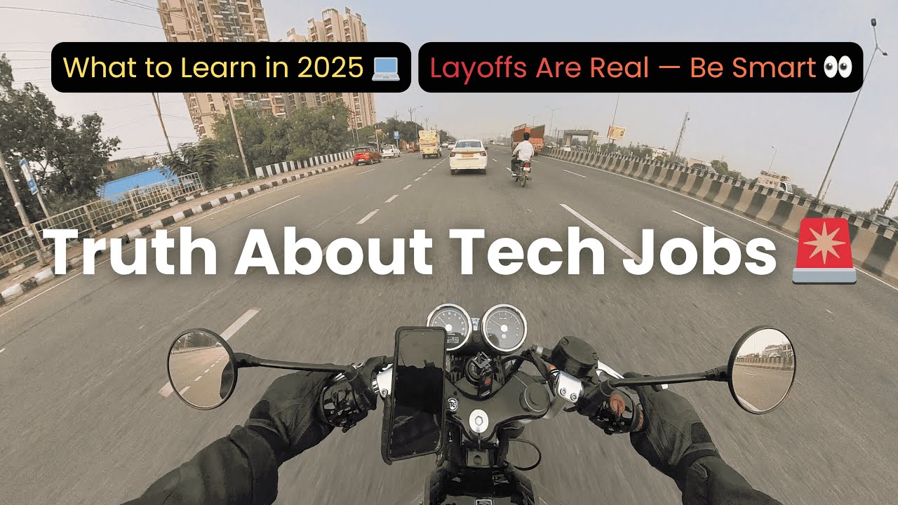 🔥 Layoffs Everywhere! What Should CS Students Learn in 2025? 💻 (Real Talk While Riding RE GT 650)