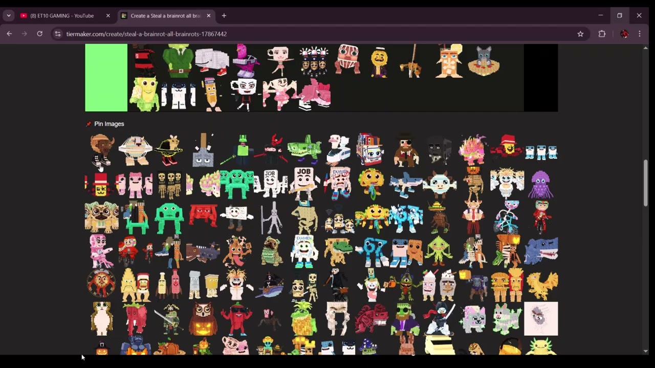 STEAL A BRAINROTS TIER LIST, RANKING