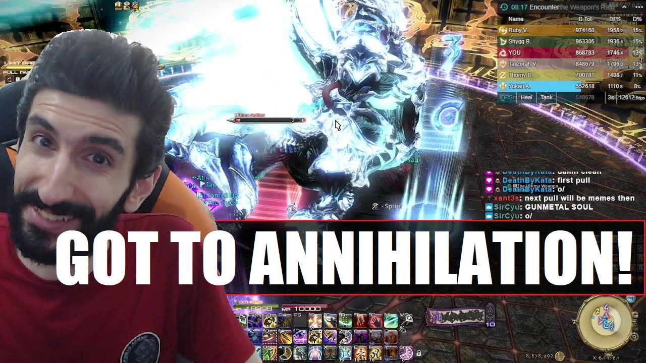FFXIV - [NIN POV] UWU Static Prog - WE MADE IT TO ANNIHILATION!