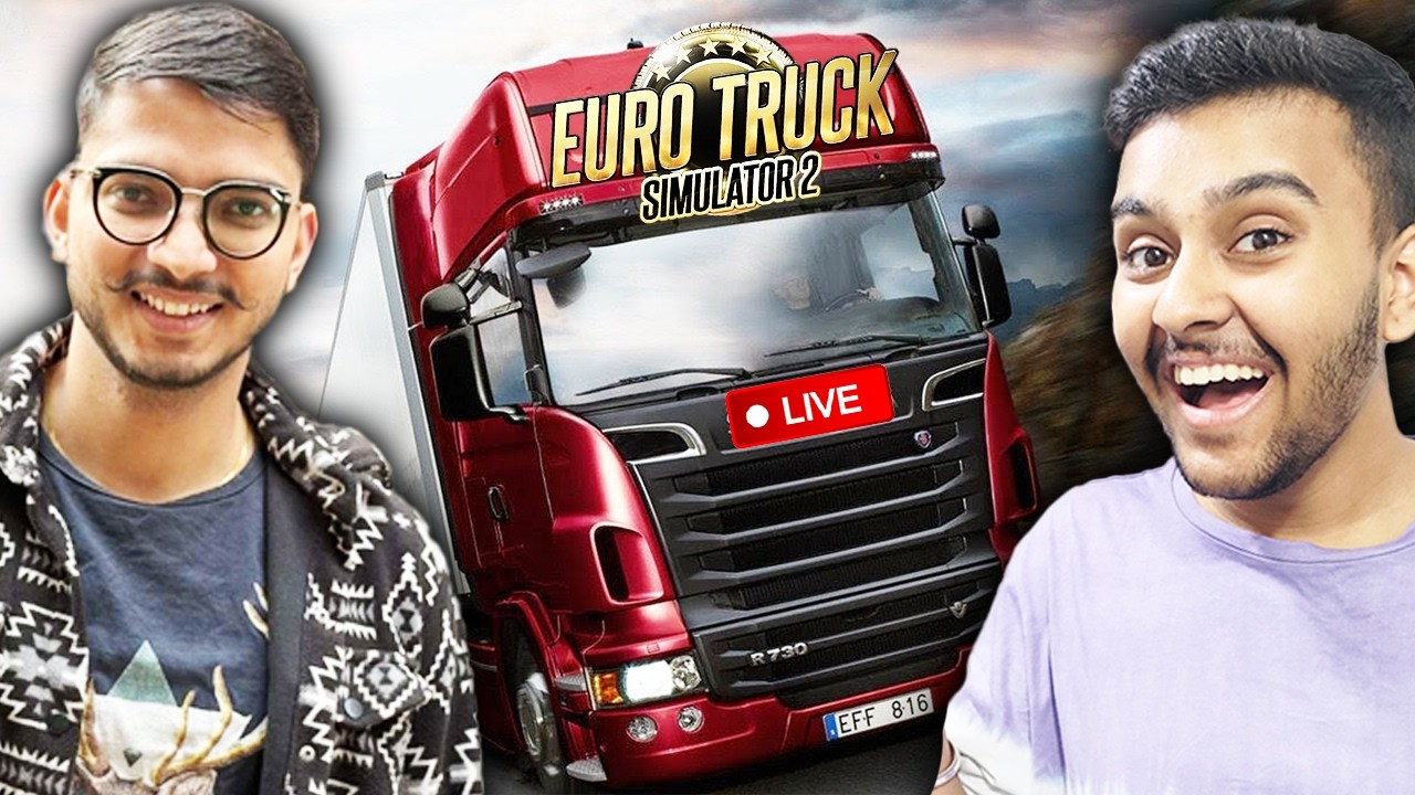 🔴| LIVE | MeDROID | NEW GAME TONIGHT ⚡ EURO TRUCK SIMULATOR 2 LIVE 👺 @HailerRahil