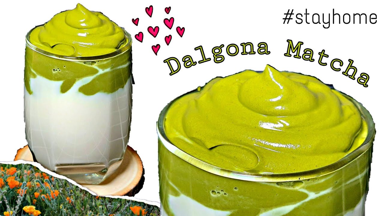 MATCHA BỌT BIỂN - Phiên bản mới của CÀ PHÊ BỌT BIỂN || Dalgona Matcha 🍵