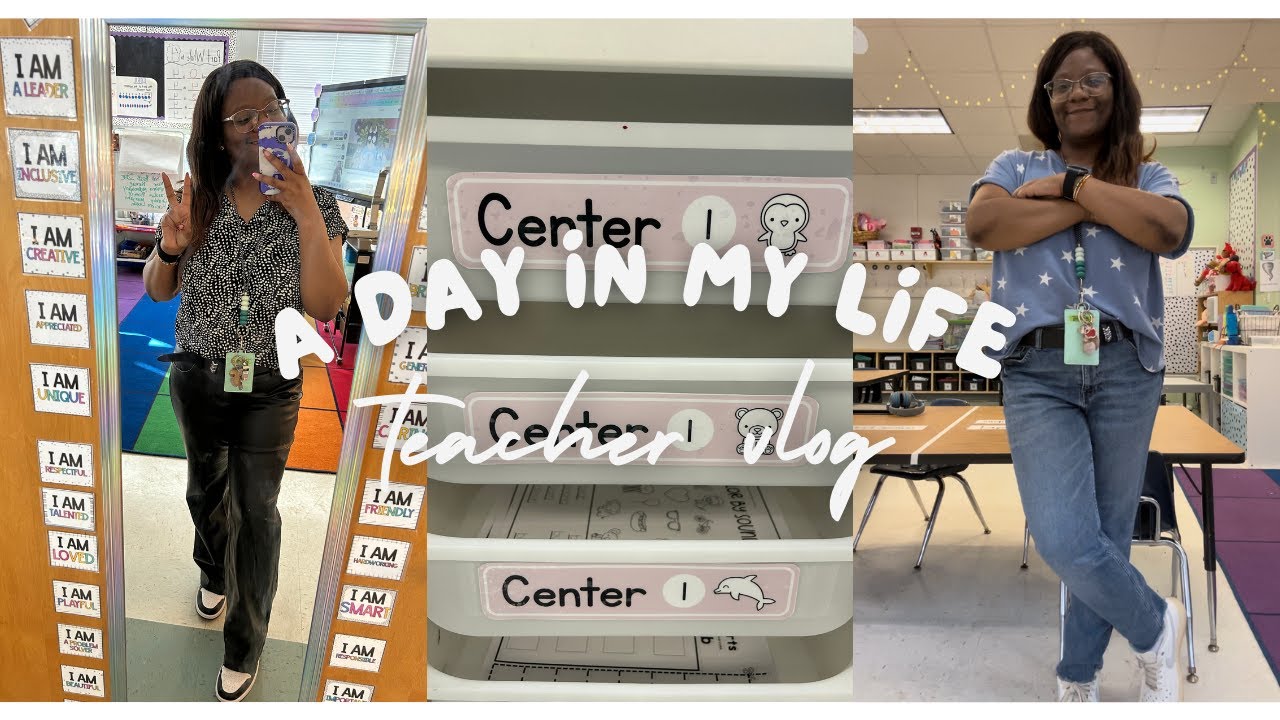 VLOG 2// how i do centers and small group in my kindergarten classroom