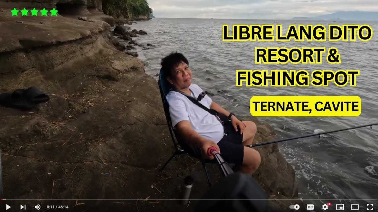 Free fishing spot at resort sa Ternate, Cavite.