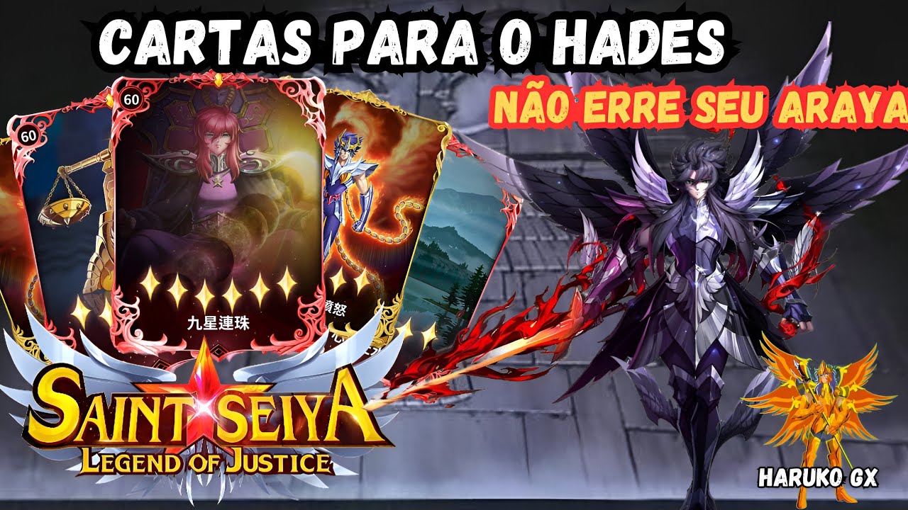 Melhores Cartas Para Hades (Deck de Arayashiki) | SSLOJ #saintseiyalegendsofjustice