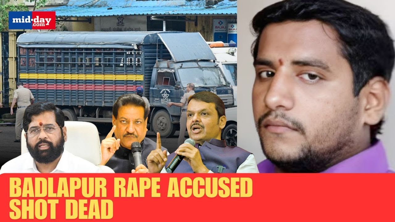 Badlapur rape accused shot in police encounter, Shiv Sena workers celebrate