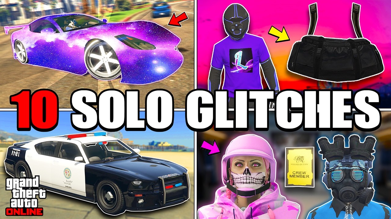 10 Solo Glitches In GTA 5 Online!