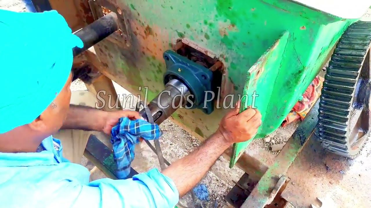 twin soft mixer gear side bearing change wmm plant || mixture maintenance gear ⚙ bearing #sunilsingh